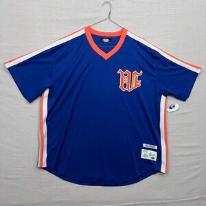 Vintage Wu Wear New York Mets Baseball Wu Tang Clan Rap Hip-Hop Jersey Deadstock
